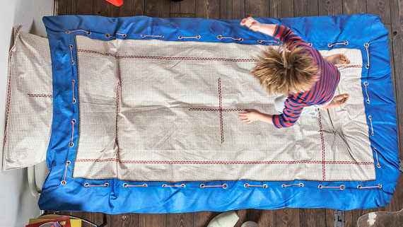 Old and Worn Out Mattresses Make Better Trampolines