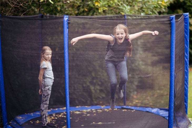 best buy trampoline with enclosure