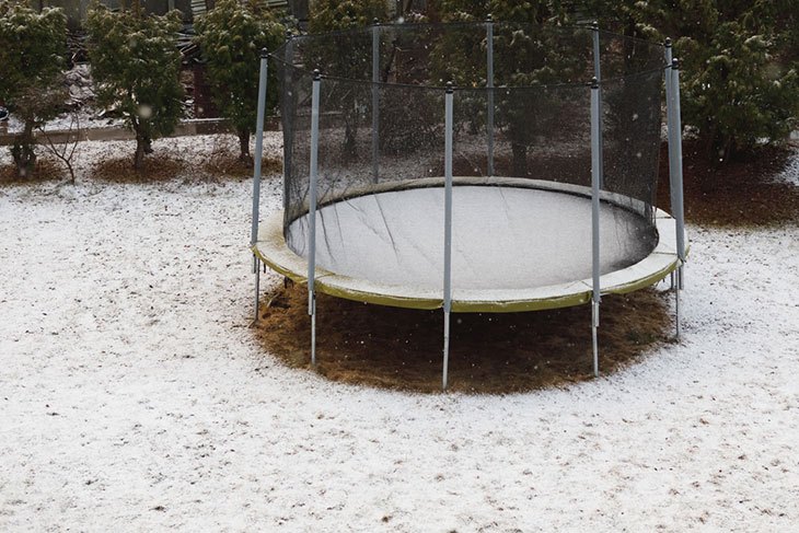 best way to winterize a trampoline