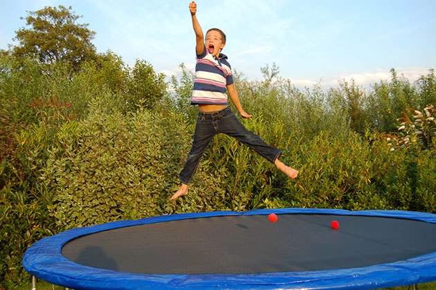 fun outdoor trampoline games